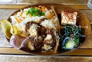 Autumn 2023 bento at Mori Cafe in Paris