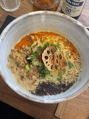 Tantanmen  at Mori Cafe in Paris