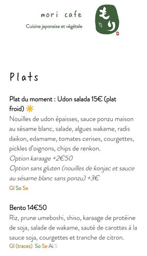  at Mori Cafe in Paris