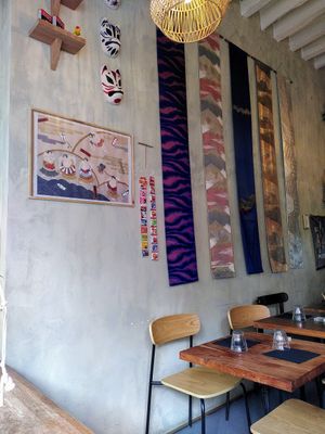 Interior Decoration at Mori Cafe in Paris