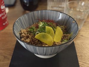 Teriyaki don  at Mori Cafe in Paris