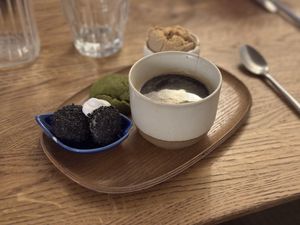 Café gourmand   at Mori Cafe in Paris