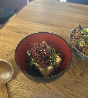 Chilli Tofu at Mori Cafe in Paris