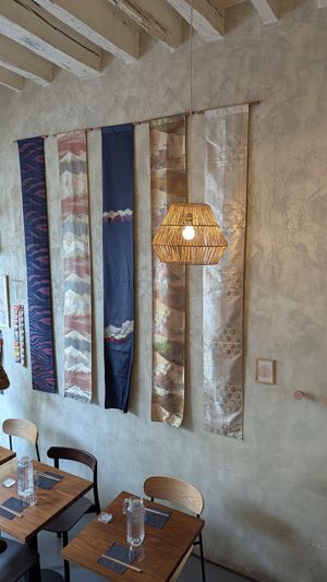 Lower floor at Mori Cafe in Paris