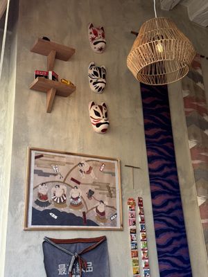 Decor  at Mori Cafe in Paris