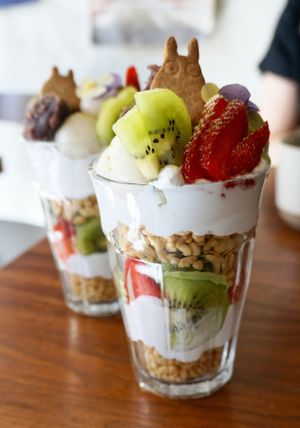 Coupe parfait  at Mori Cafe in Paris