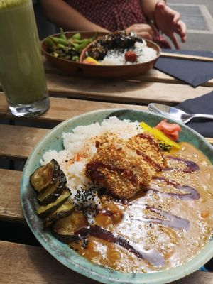 Katsu Curry at Mori Cafe in Paris