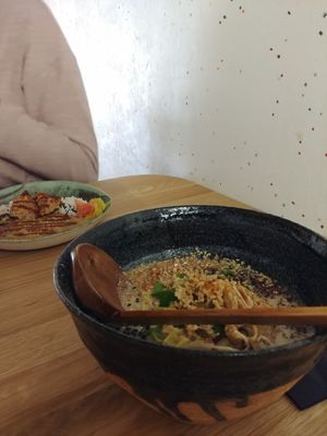 Ramen at Mori Cafe in Paris