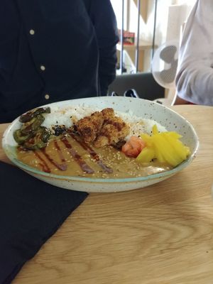 Curry at Mori Cafe in Paris