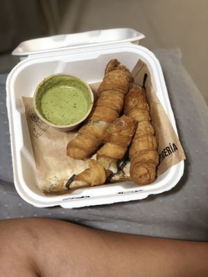 Tequeños at Planticeria in Panama City