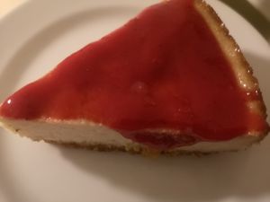 Cheesecake Guanabana and Strawberry at Planticeria in Panama City