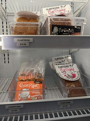 Deli case packaged meats at Planticeria in Panama City