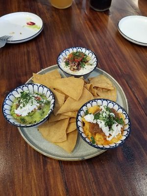 Trio Dip with Chips at Planticeria in Panama City