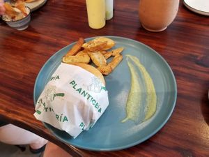 Chick'n Burger at Planticeria in Panama City