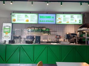 Oowee counter Stoke Newington at Oowee Vegan in North London