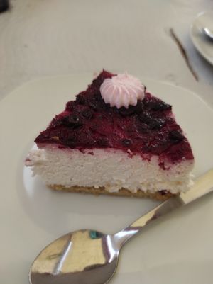 Tarta de queso at Imperio Vegano in El Campello