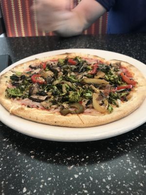 Wood grilled veg pizza  at Brixx Wood Fired Pizza in Wilmington
