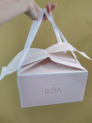 Sweet packaging at Roa The Midnight Cake in West Singapore