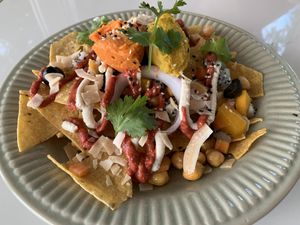 Vegan nachos. Terrible 👎🏽  at Rustic and Blue in Phuket