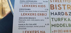 Menu at Streetfood Bistro Hard & Ziel in Middelburg