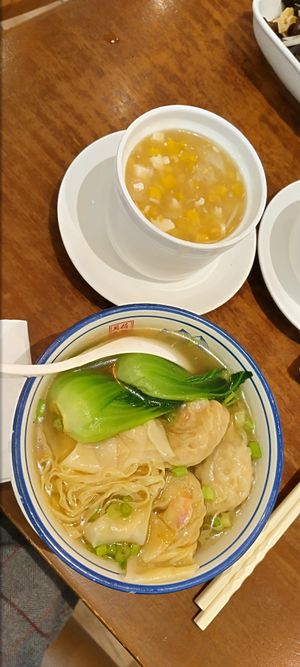 粟米湯及雲吞麵 at Heartful Veggie 從心素食 - San Po Kong in Kowloon
