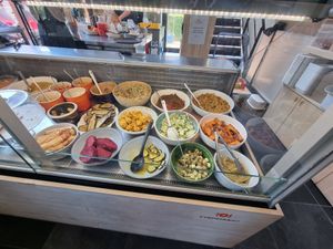 counter (note: not all vegan) at Eviedemment in Ronse