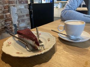vegan cheesecake  at Eviedemment in Ronse