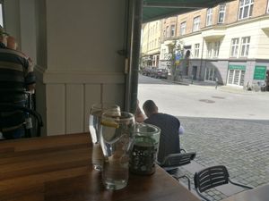 Outdoor seating. at Masala House in Malmo