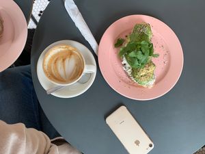 Levain avocado toast at À la Lo in Stockholm