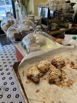 Croissants and coffee bar  at À la Lo in Stockholm