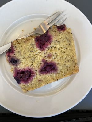 Lemon and blackberry cake   at À la Lo in Stockholm