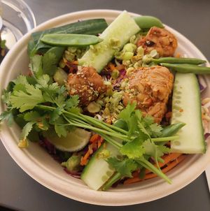 "Asian" salad. at À la Lo in Stockholm