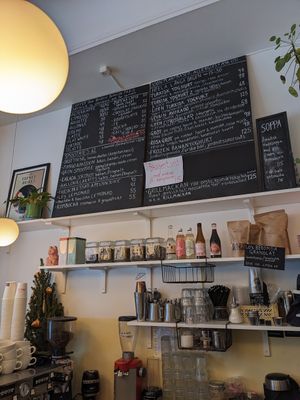 Menu at À la Lo in Stockholm