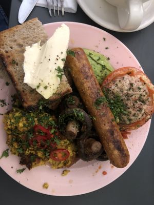 Brunch plate   at À la Lo in Stockholm
