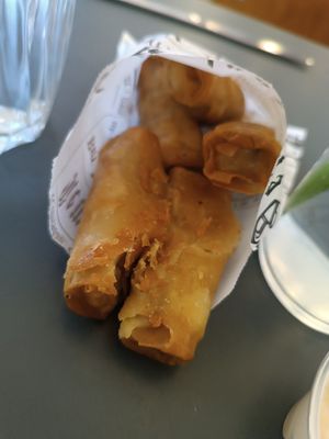 Spring rolls at À la Lo in Stockholm