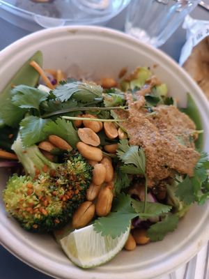 Asian salad with sweet potato noodles at À la Lo in Stockholm