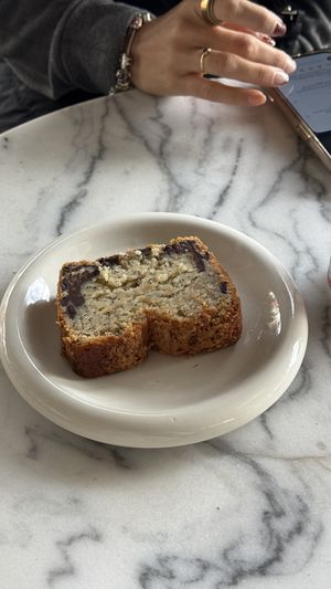 Banana bread  at À la Lo in Stockholm