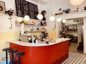 The counter  at À la Lo in Stockholm