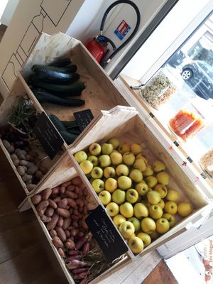 Organic Fruits and vegetables  at La Station in Paris