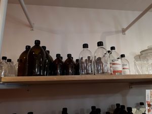 empty containers at La Station in Paris