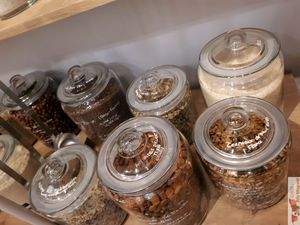 almonds and nuts  at La Station in Paris