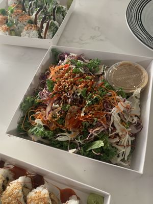 Peanut salad  at WholeLifeGo in Calgary