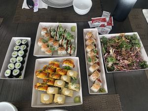 Yummy vegan sushi!   at WholeLifeGo in Calgary