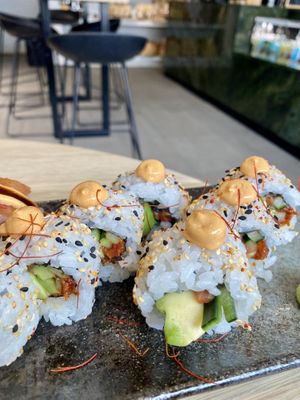 Fire roll  at WholeLifeGo in Calgary
