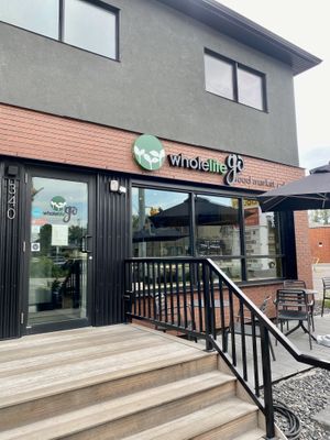 Nice dine in or outside seating. Parking in rear of building    at WholeLifeGo in Calgary