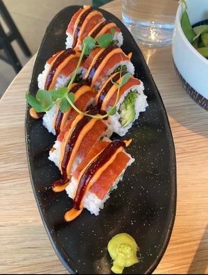 Red roll  at WholeLifeGo in Calgary