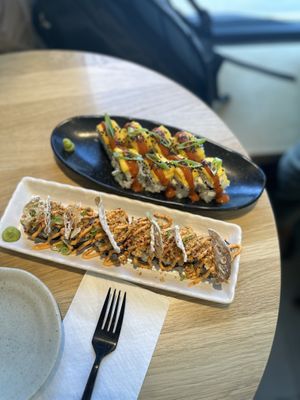 Tuuna roll and spicy mango   at WholeLifeGo in Calgary