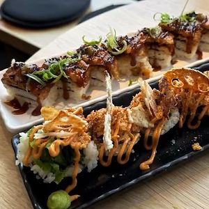 Spicy Tuuna Renkon Crunch and Pressed Tempeh at WholeLifeGo in Calgary