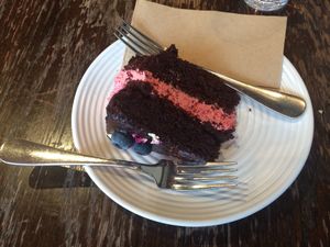 Vegan Cake at Southern Cross Garden Bar Restaurant in Wellington