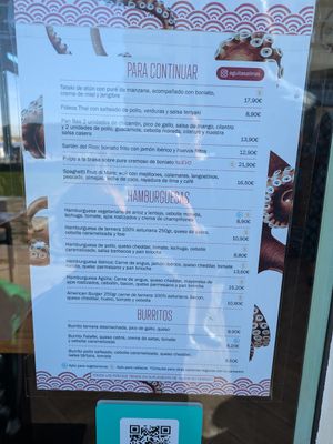 Menú 2/2 at Agüita in Salinas